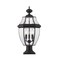 Z-Lite Westover 3 Light Outdoor Pier Mounted Fixture, Black & Clear Beveled 580PHB-533PM-BK - alternate 1